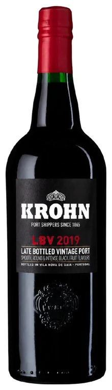 Krohn Late Bottled Vintage Port 2019 와인 병