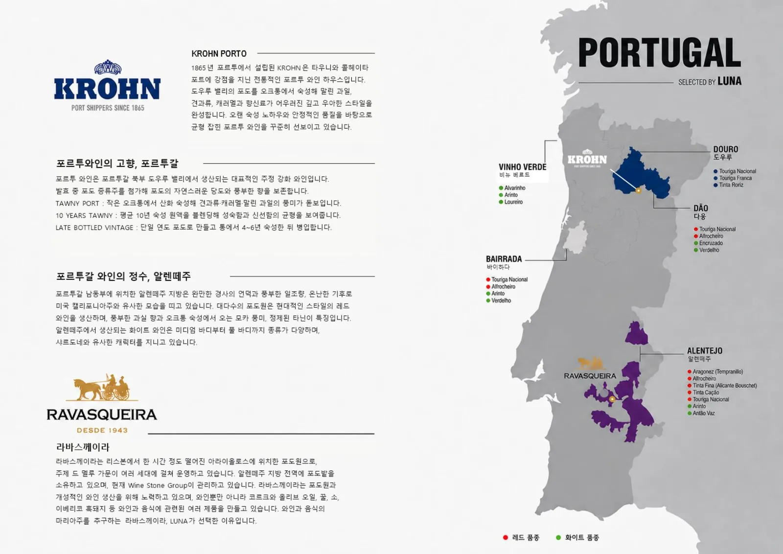 포르투갈 · 알렌테주 산지 지도